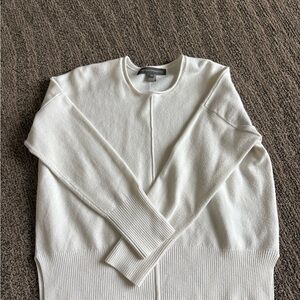 French Connection Cream Crewneck Sweater